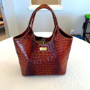 Gently used BRAHMIN handbag. “Pre-Loved”.